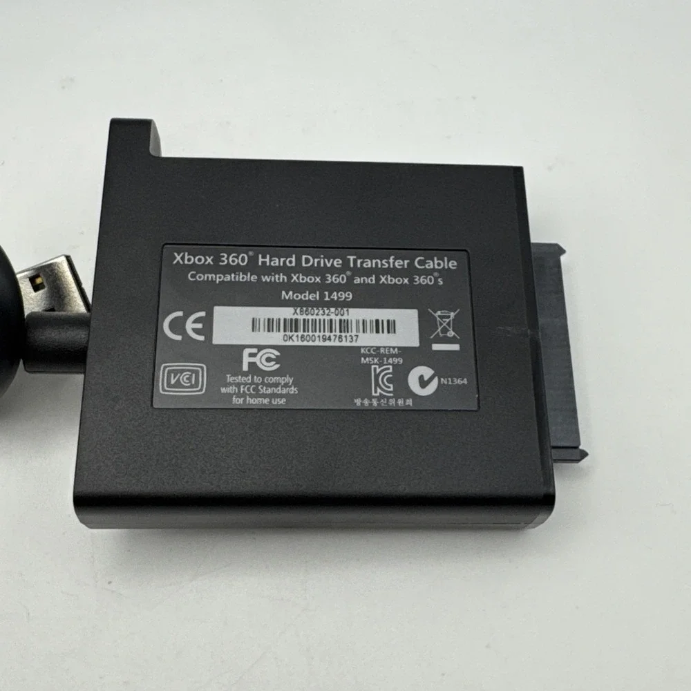 Oem Xbox 360 Hard Drive Transfer Cable Model 1499